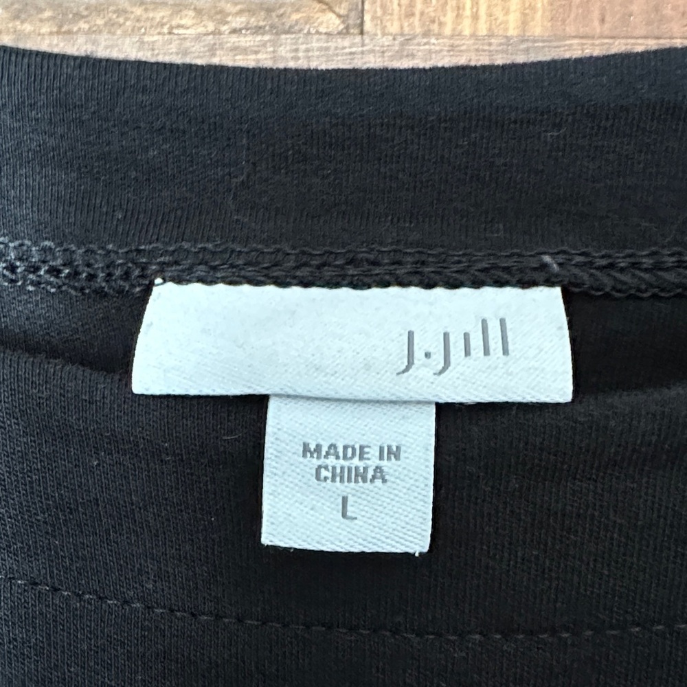 J. Jill Black Knit Top - Picture 2 of 2